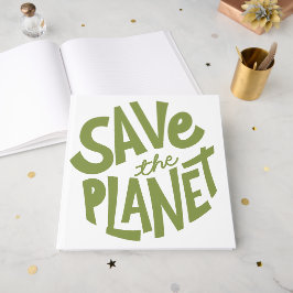 Livro De Visitas Salve o Planeta Eco Design