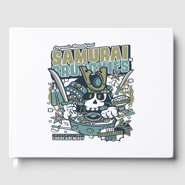 Livro De Visitas Samurai Crunches (Frente)
