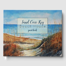 Livro De Visitas Sand Dunes Beach Vacing Rental Guest Book