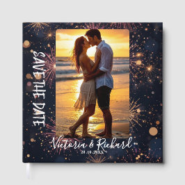 Livro De Visitas Save the Date Custom Photo Guest Book