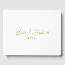 Script branco e Dourado minimalista simples de ete