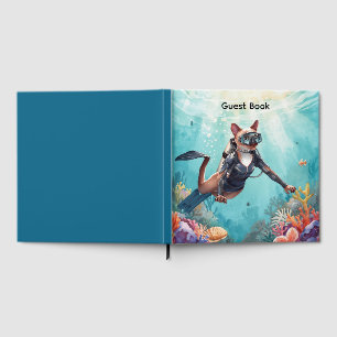 Livro De Visitas Scuba Cat Mergulho Sob o Mar