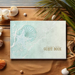 Livro De Visitas Sea Foam Beach Wedding ID837