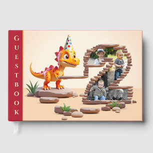 Livro De Visitas Segundo aniversário de Fotografias de Grande Númer