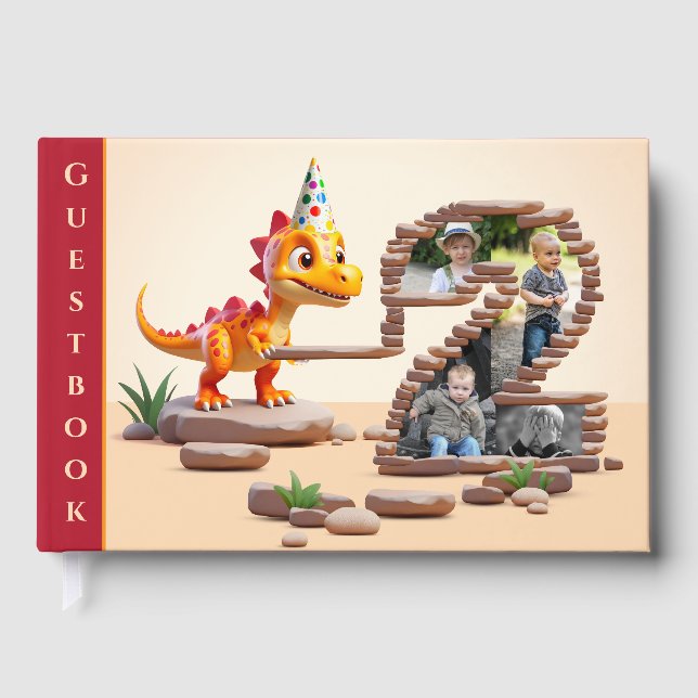 Livro De Visitas Segundo aniversário de Fotografias de Grande Númer (Frente)