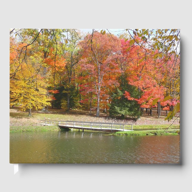 Livro De Visitas Sete Primaveras Call Bridge III Autumn Landscape (Frente)