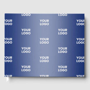 Livro De Visitas Seu logotipo Simples Repetição do Marinho de logot