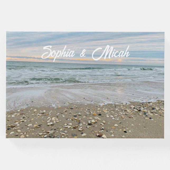 Livro De Visitas Shell Beach Sunrise Guest Book (Frente)