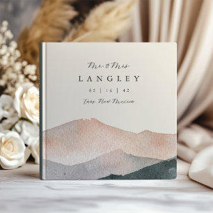 Livro De Visitas Sierra Dusk   Desert Mountain Sunset Wedding