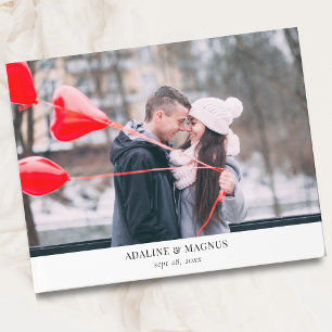 Livro De Visitas Simples Minimalista Moderna Foto Casamento