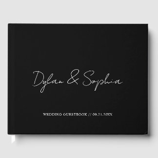 Livro De Visitas Sinalização Mínima Elegante de Festa de noivado de