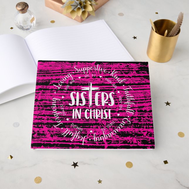 Livro De Visitas Sisters in Christ (Frente aberta)