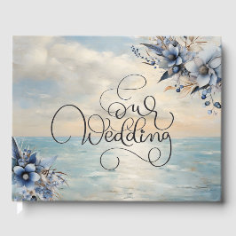 Livro De Visitas Soldado e Casamento Floral Elegante