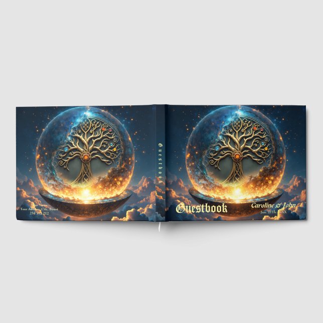 Livro De Visitas Sphere of Life – The Golden World Tree.  (Completo)