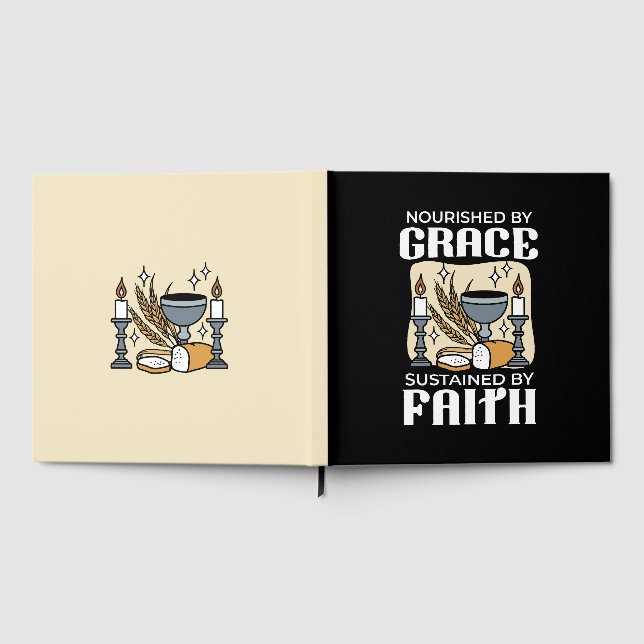 Livro De Visitas Spiritual Faith and Grace – Uplifting Christian (Completo)