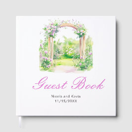 Livro De Visitas Spring Floral Wedding Arch