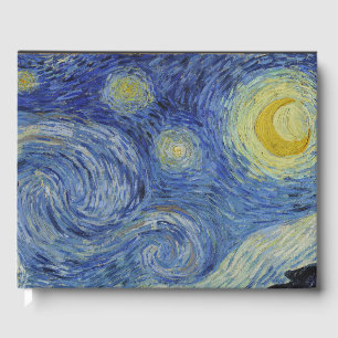 Livro De Visitas "Starry Night" por Van Gogh