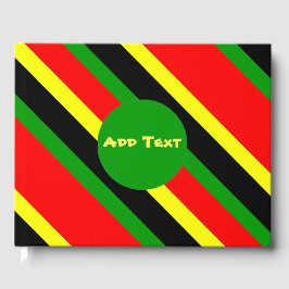 Livro De Visitas Stripes Afrocêntricas