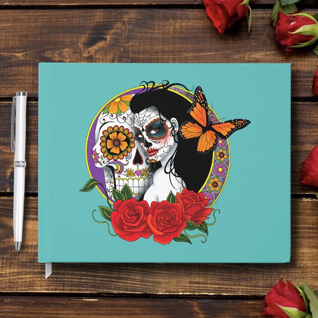 Livro De Visitas Sugar Skulls Art Nouveau (Criador carregado)