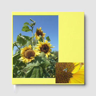 Livro De Visitas Sunflowers Guest Book