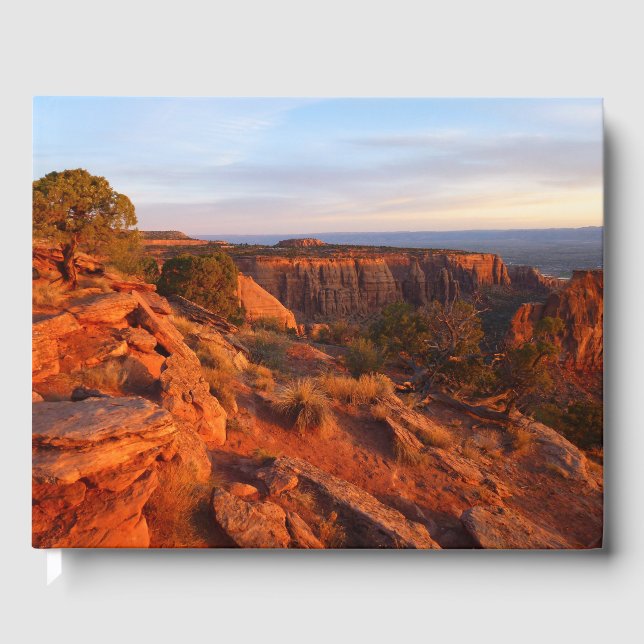 Livro De Visitas Sunrise no Grand View Trail em CO Monument (Frente)