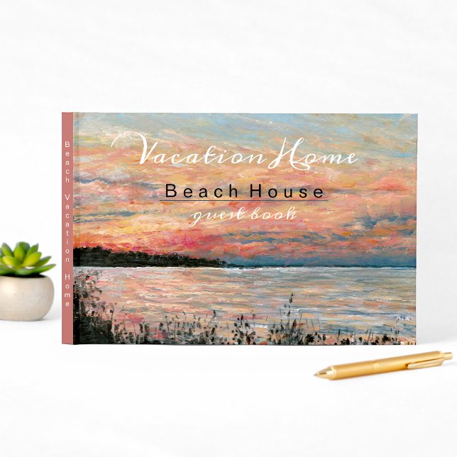 Livro De Visitas Sunset Beach Home Vacation Rental Guest Book (Sunset Beach Home Vacation Rental Guest Book from Jenn's Emporium. )