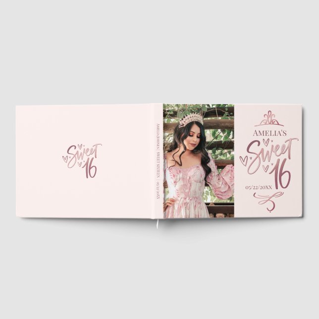 Livro De Visitas Sweet 16 Sixteen guestbook (Completo)