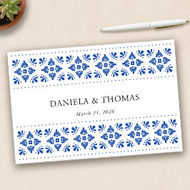 Livro De Visitas Talavera Mexicano Wedding Guestbook