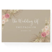 Taupe Boho Floral Wedding