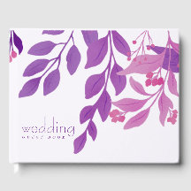 Tema de Casamento de Folhas Roxas