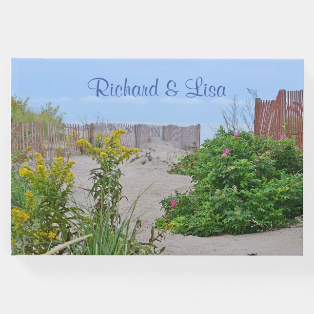 Livro De Visitas Tema de costa (Frente)