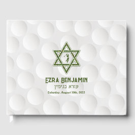 Livro De Visitas Tema de Golfe Bar Mitzvah