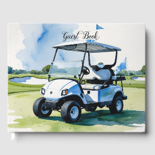 Livro De Visitas Tema do Chá de fraldas de Golfe