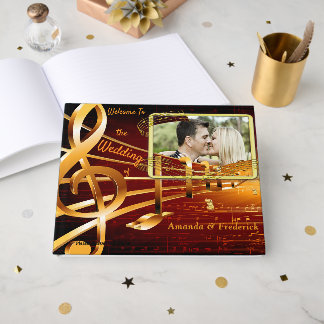 Livro De Visitas Temas de Celebração de Amantes de Música