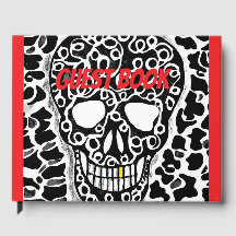 Livro de Visitas temático de Halloween