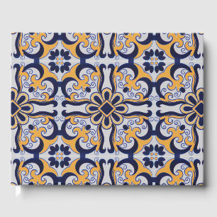 Livro De Visitas Teste padrão do azulejo do português