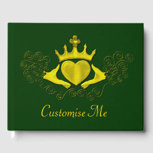 Livro De Visitas The Claddagh (Dourado)