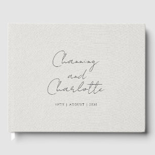 Livro De Visitas Tipografia de Letra Personalizada Casamento