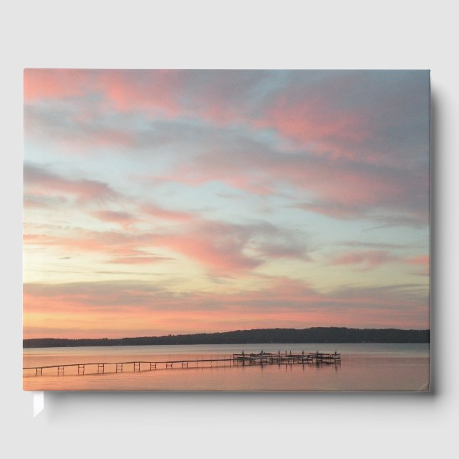 Livro De Visitas Tranquilidade do pôr do sol (Frente)