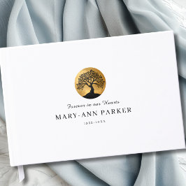 Livro De Visitas Tree of Life!  Memorial White Custom