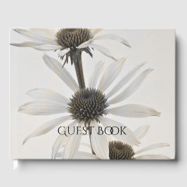 Livro De Visitas Três Flores Brancas de Cone