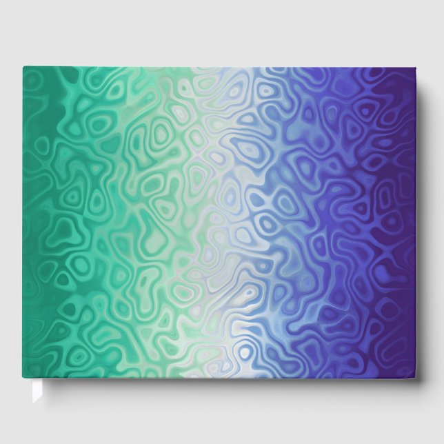 Livro De Visitas Trippy Ripply Funky Boho MLM Men Loving Men Pride (Frente)