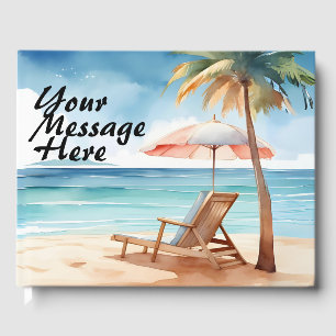 Livro De Visitas Tropical Beach Party