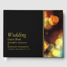 Livro De Visitas Twilight Bokeh Lights Weding Guest Book
