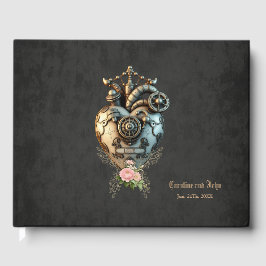 Livro De Visitas Um impressionante coração de galo