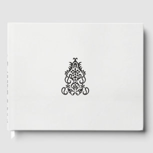Livro De Visitas uma imagem em preto e branco de um design ornament