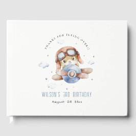 Livro De Visitas Ursinho de avião de ferrugem, Marinho de Garland,