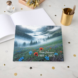 Livro De Visitas Vale da Montanha Nebulosa para Serviço Memorial