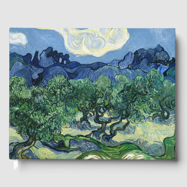Livro De Visitas Van Gogh A Paisagem Das Oliveiras (Frente)