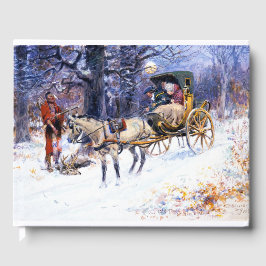 Livro De Visitas Velho Natal em Nova Inglaterra (por Charles Russel